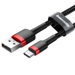 eng_pl_Baseus-Cafule-Cable-Durable-Nylon-Braided-Wire-USB-USB-C-QC3-0-2A-3M-black-red-CATKLF-U91-51809_3